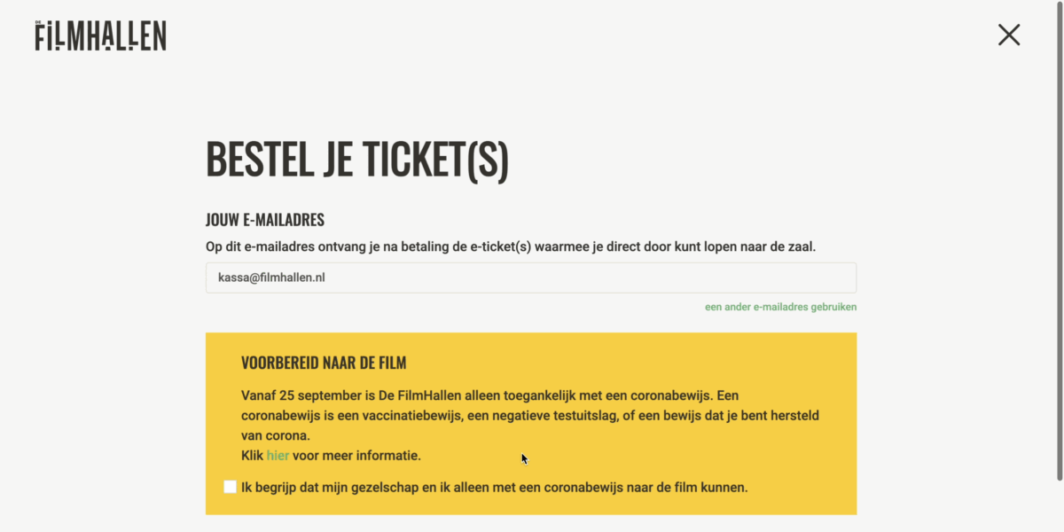 Onbeperkt naar de film